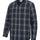 Hoggs of Fife Pitlessie Button Down Flannel Shirt #colour_blue-brown-white