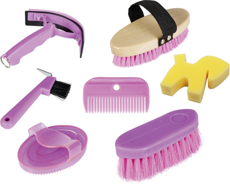 HKM Grooming Set -Light- Set Of 6 Pieces #colour_pink