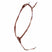 Stubben Pro-Jump Breastplate without Martingale Fork #colour_redwood