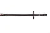 Henry James BioThane Bio Grip Hybrid Rubber Reins with Leather Stoppers #colour_black