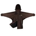 EQUIDRY Children's Thin Fleece Shortie #colour_rich-brown