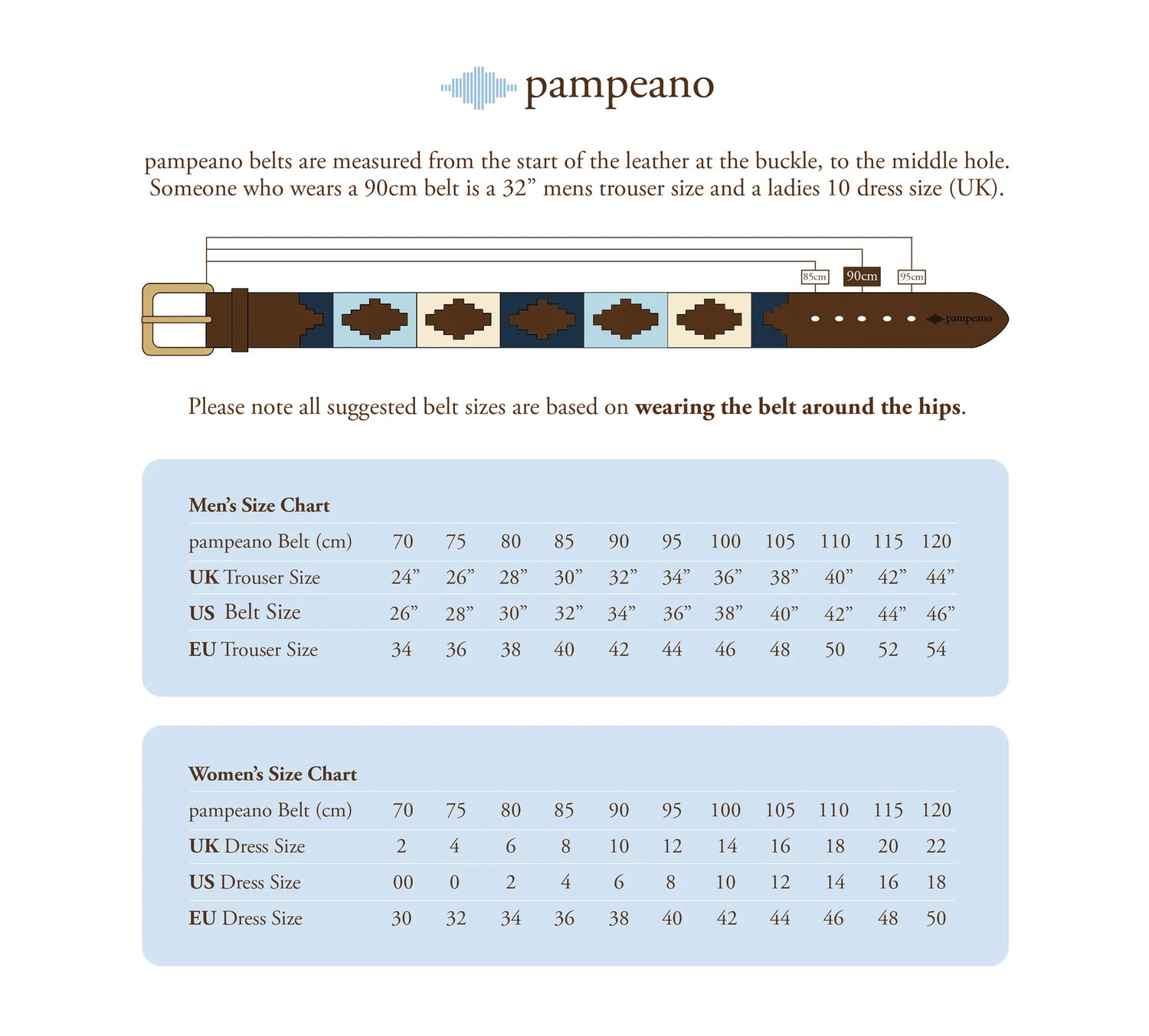 Pampeano Otono Leather Polo Belt