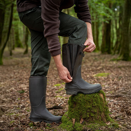 Rouchette Veneur Neo Zip Boots #colour_brown