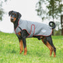 Weatherbeeta Comfitec Premier Free Parka Deluxe Dog Coat Medium #colour_grey-burgundy