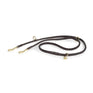 Shires Digby & Fox Rolled Leather Training Lead #colour_brown