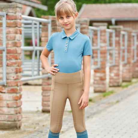 Covalliero Children's Riding Tights #colour_clay