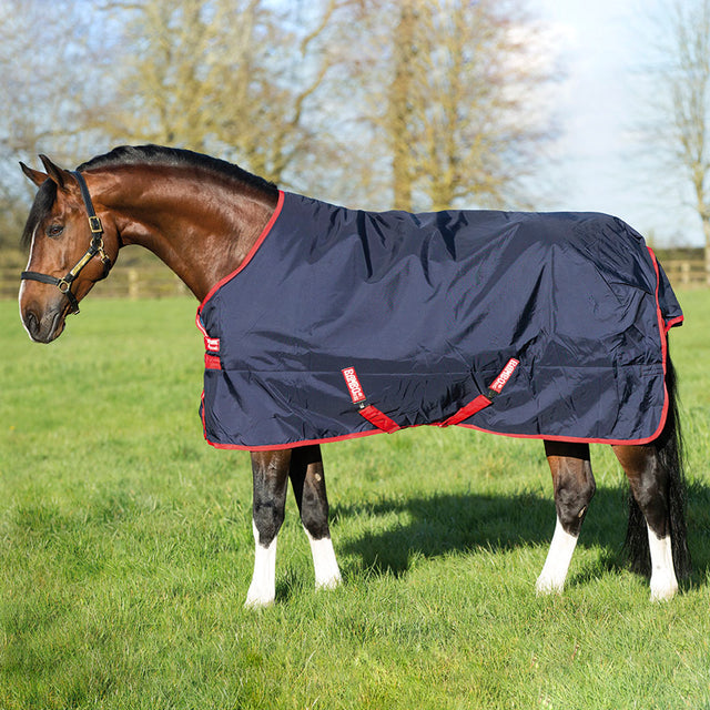 Horseware Ireland Rambo Original 200g Medium Turnout Rug #colour_navy-red