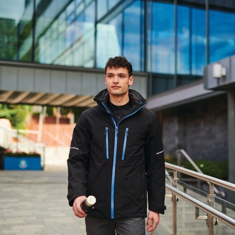 Regatta Professional Evader 3in1 Jacket #colour_black-blue