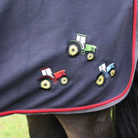 Fleece-Teppich aus der Little Knight Tractor Collection