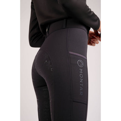 Montar Madelyn High Waist Full Grip Ladies Breeches #colour_navy