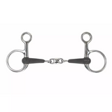 Mors à maillons cacahuètes à joue suspendue Shires Equikind+