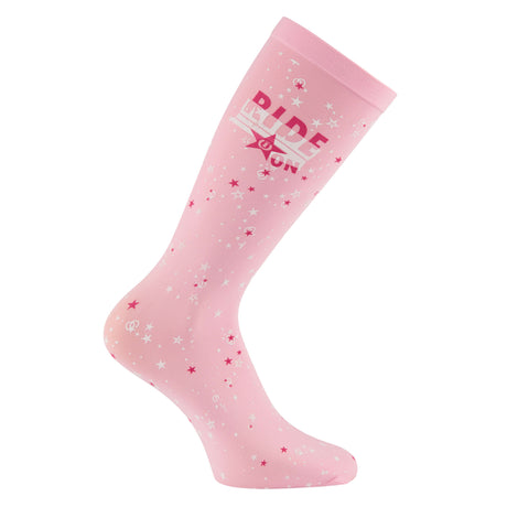 Imperial Riding Ride On Boot Socks #colour_candy-pink