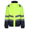 Regatta Professional Pro Hi-Vis Bomber Jacket #colour_yellow-navy
