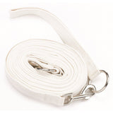Rênes Hy Draw avec clips, blanches, 13'
