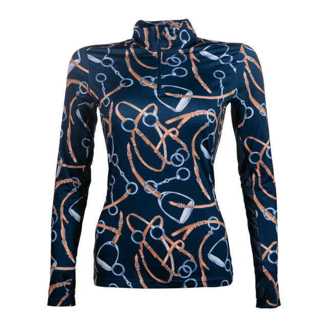 HKM Allure Functional Shirt #colour_deep-blue