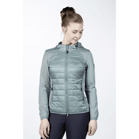 HKM Sweat Style Jacket #colour_dark-mint