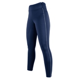 HKM Equilibrio Style Silicone Full Seat Riding Leggings #colour_deep-blue