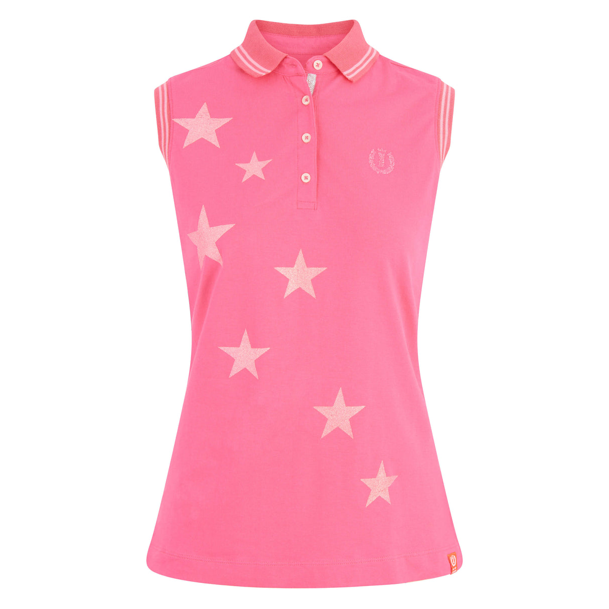 Imperial Riding Stardust Polo Shirt #colour_flash-pink