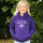 British Country Collection "Love me Love my Pony" Childrens Hoodie #colour_purple