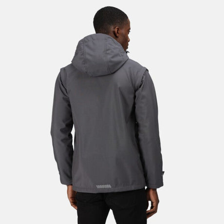 Regatta Professional Erasmus 4in1 Softshell Jacket #colour_grey