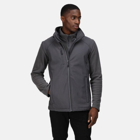 Regatta Professional Erasmus 4in1 Softshell Jacket #colour_grey